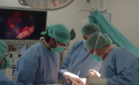 colocar protesis cadera incision minima sin secuelas para paciente