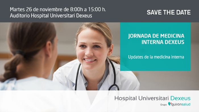 Save the Date Medicina Interna DEXEUS 2