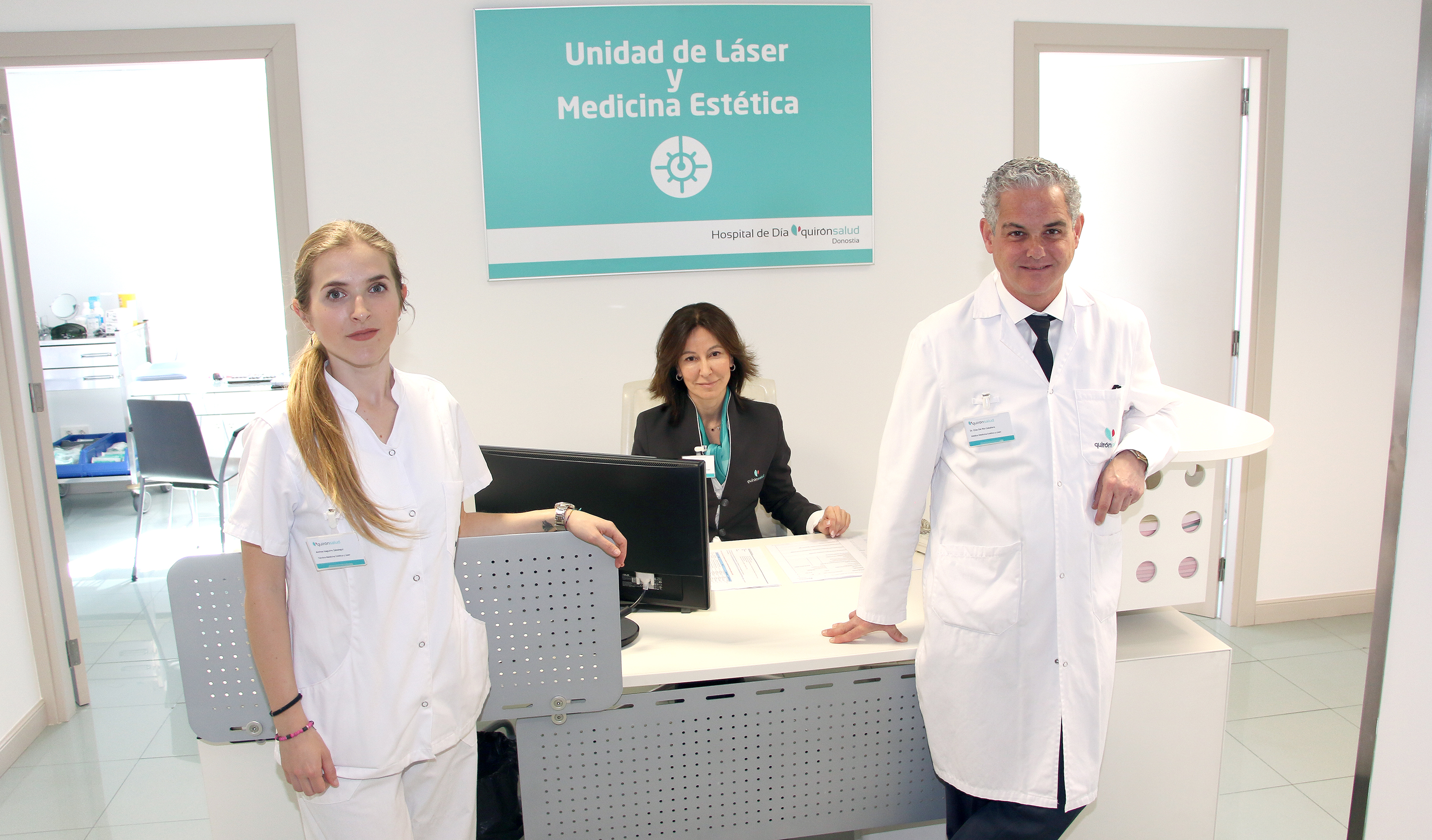 Equipo Unidad de Medicina Estética y Láser del Hospital de Día Quirónsalud Donostia 1