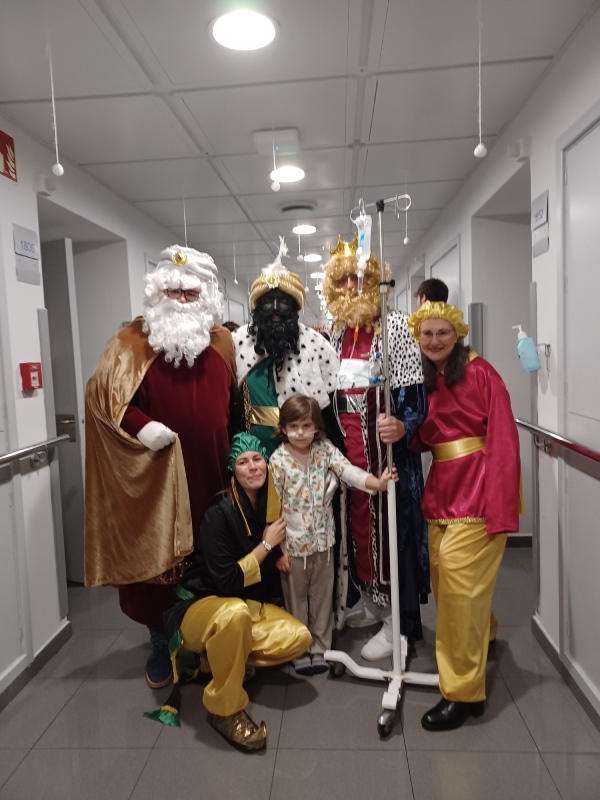 Reyes Magos magia Hospital General de Catalunya