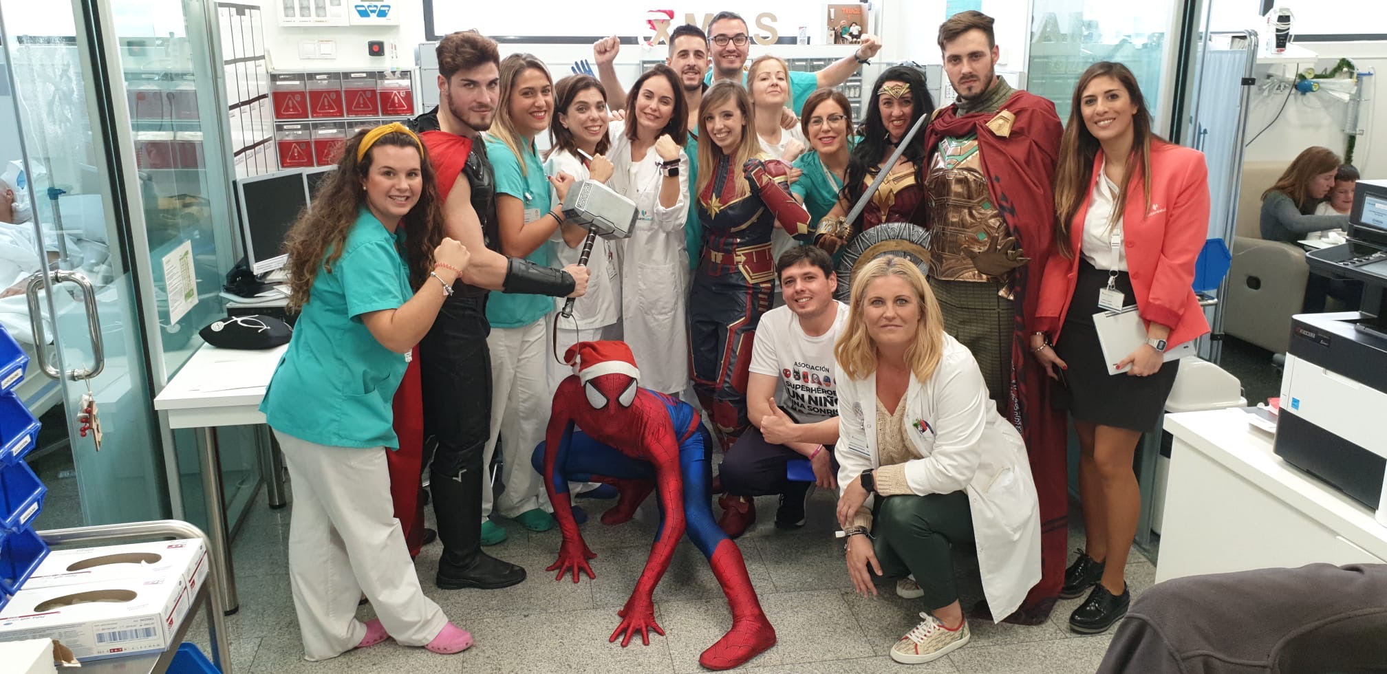 Visita Superheroes Quirónsalud Málaga 12