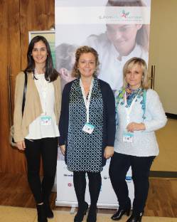 Pilar Botella, Elia Rodríguez (Directora de enfermería del Hospital La Luz) y Antonia Pérez Troya