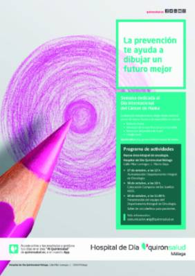 Cartel Programa Actividades Cáncer Mama QS Málaga