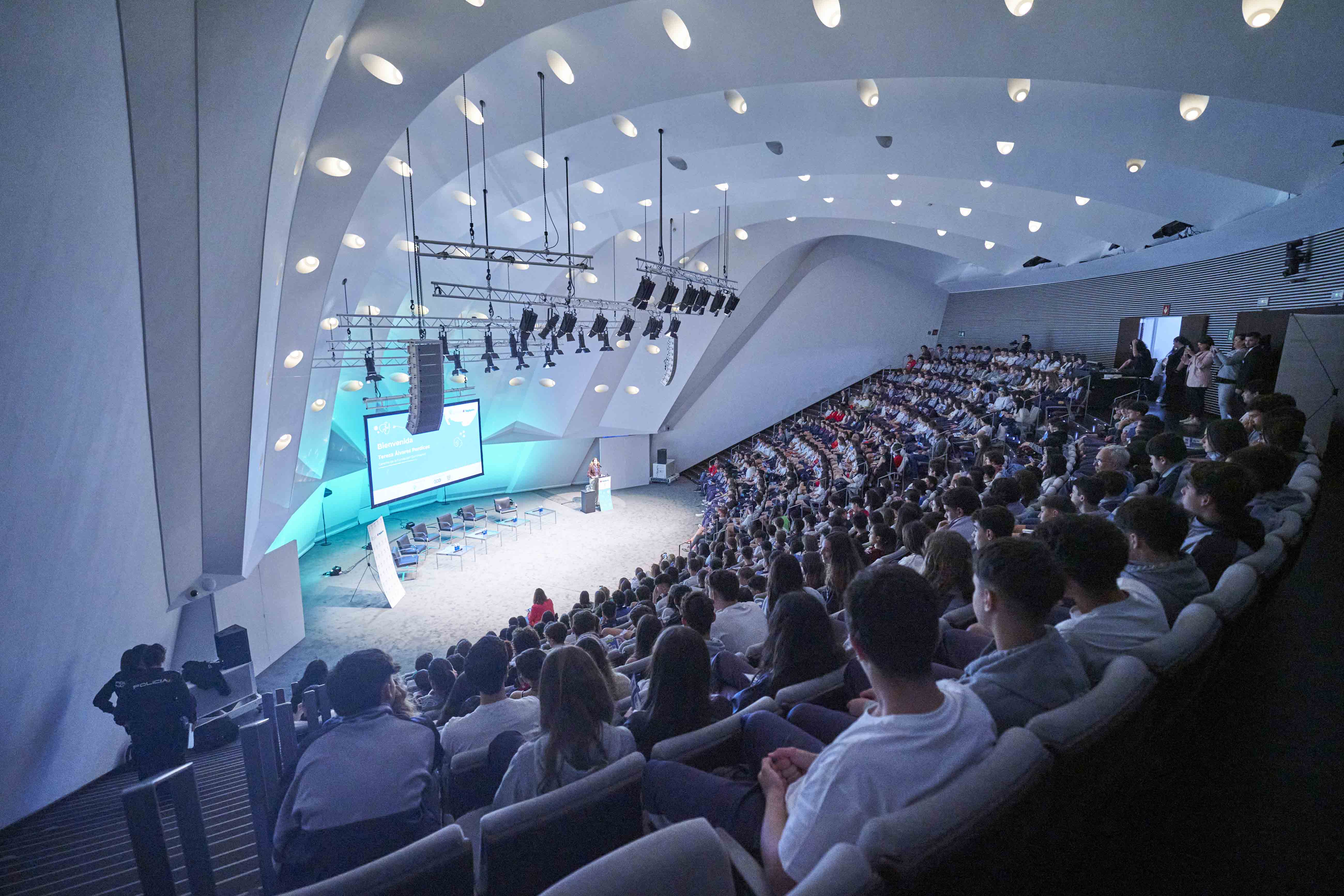 Una imagen del auditorio durante el evento