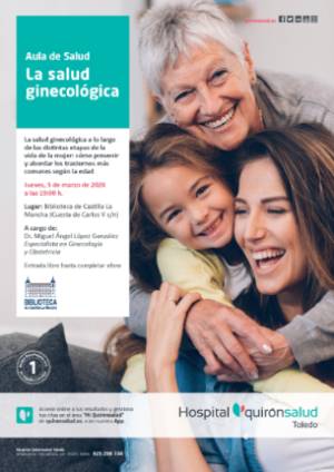 cartel Aula Salud Salud Ginecológica 5 marzo