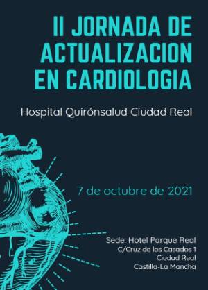 Cartel II Jornada Actualizacion Cardiología Quirónsalud Ciudad Real