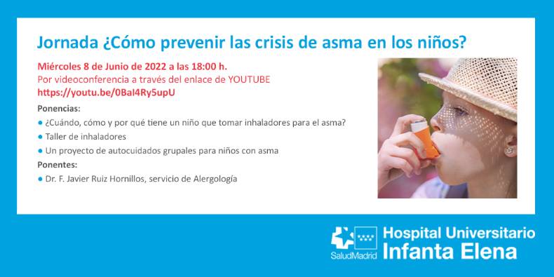Twittter Jornada Cómo prevenir las crisis de asma en los niños HUIE