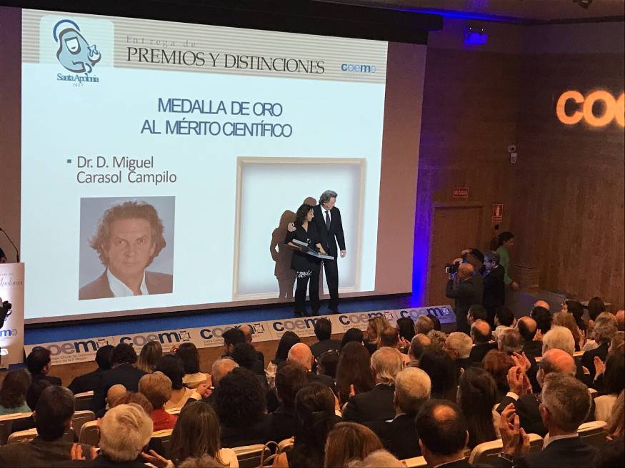 Dr. Miguel Carasol_Medalla Oro Mérito Científico COEM