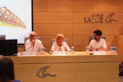 Dr. Manuel Miras, Carmen Arribas y Alfonso Méndez