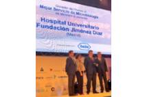 2018 10 24 El Dr. Gadea recogió el Premio BIC al Mejor Hospital en Microbiología