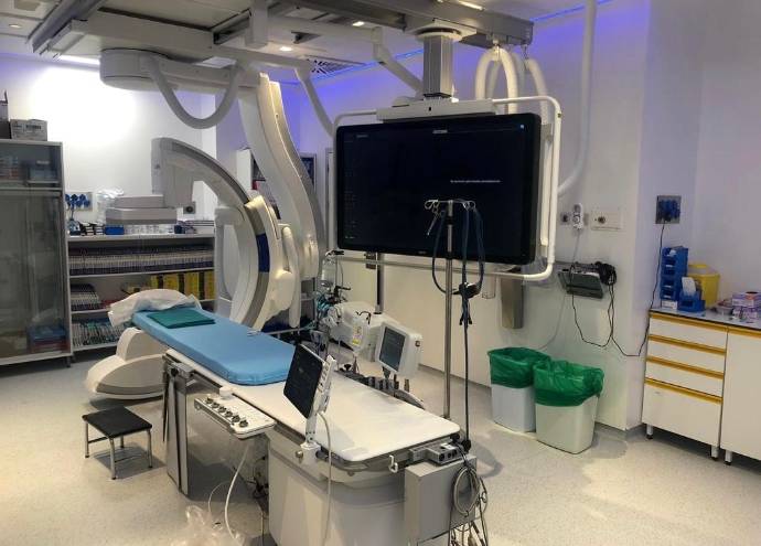2019 10 11 Sala del Servicio de Radiología Vascular e Intervencionista del HGV