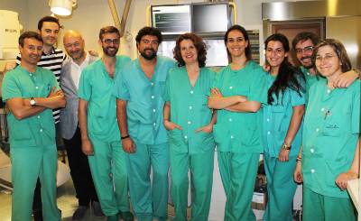 Miembros del Equipo de Cardiología del Dr. Roberto Martín Reyes, del Hospital La Luz de Madrid.