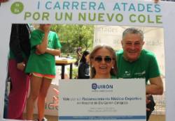 Hospital Quirón Zaragoza regala un chequeo médico deportivo en la carrera de Atades "Por un nuevo cole"