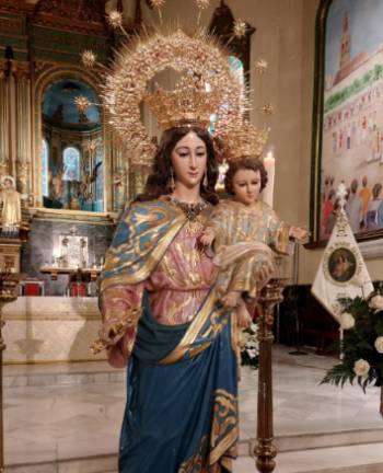 Virgen María Auxiliadora de Salesianos.