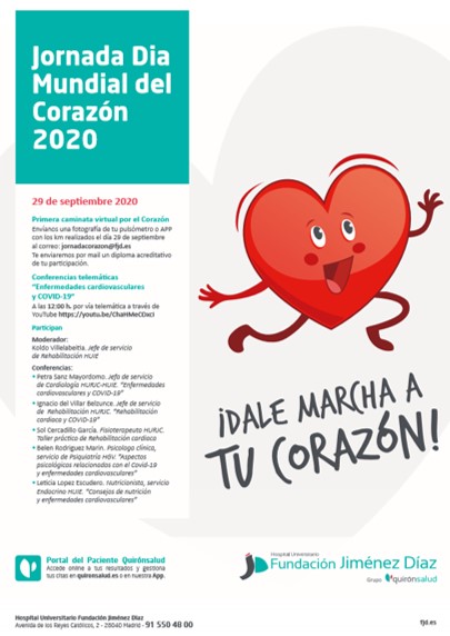 2020 10 02 Desarrollo Jornada Día Mundial del Corazón