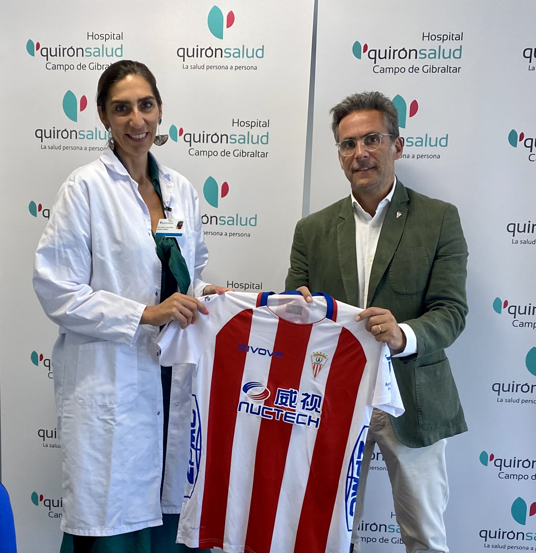 Quirónsalud Campo de Gibraltar renueva como servicio médico oficial del Algeciras Club de Fútbol
