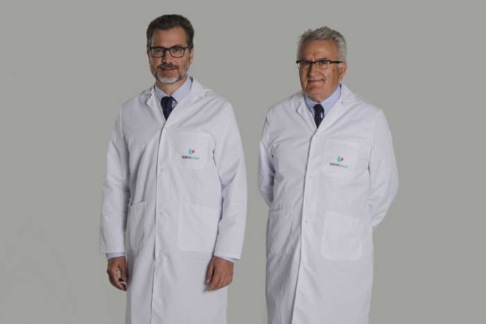 Los doctores Pedro Bretcha y José Farré