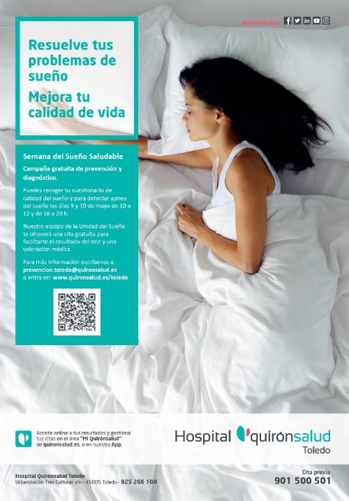 campaña sueño saludable Quirónsalud Toledo