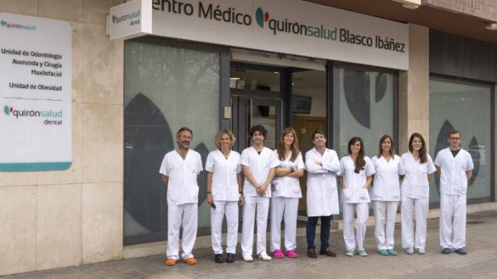 Equipo de la nueva Unidad Dental Quirónsalud Valencia
