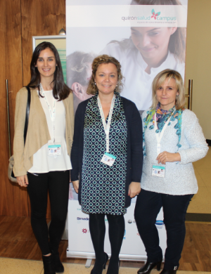 Pilar Botella, Elia Rodríguez (Directora de enfermería del Hospital La Luz) y Antonia Pérez Troya