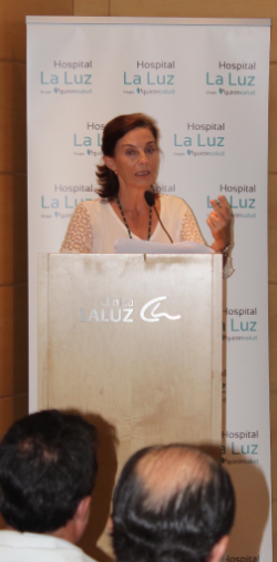 Lucia Alonso durante su intervención