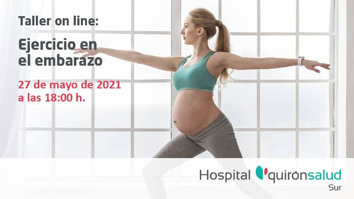 Taller on line "Ejercicio en el embarazo" Hospital Quirónsalud Sur
