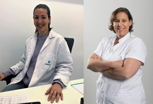 Dra. María del Nuevo y Dra. Rocío Vellido