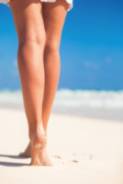 piernas mujer playa